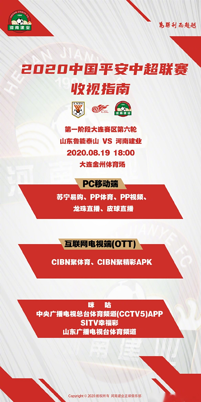 鲁能主场不敌建业，保持中游位置稳定