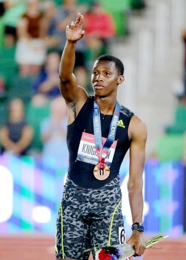 美国选手在田径比赛中取得优异表现